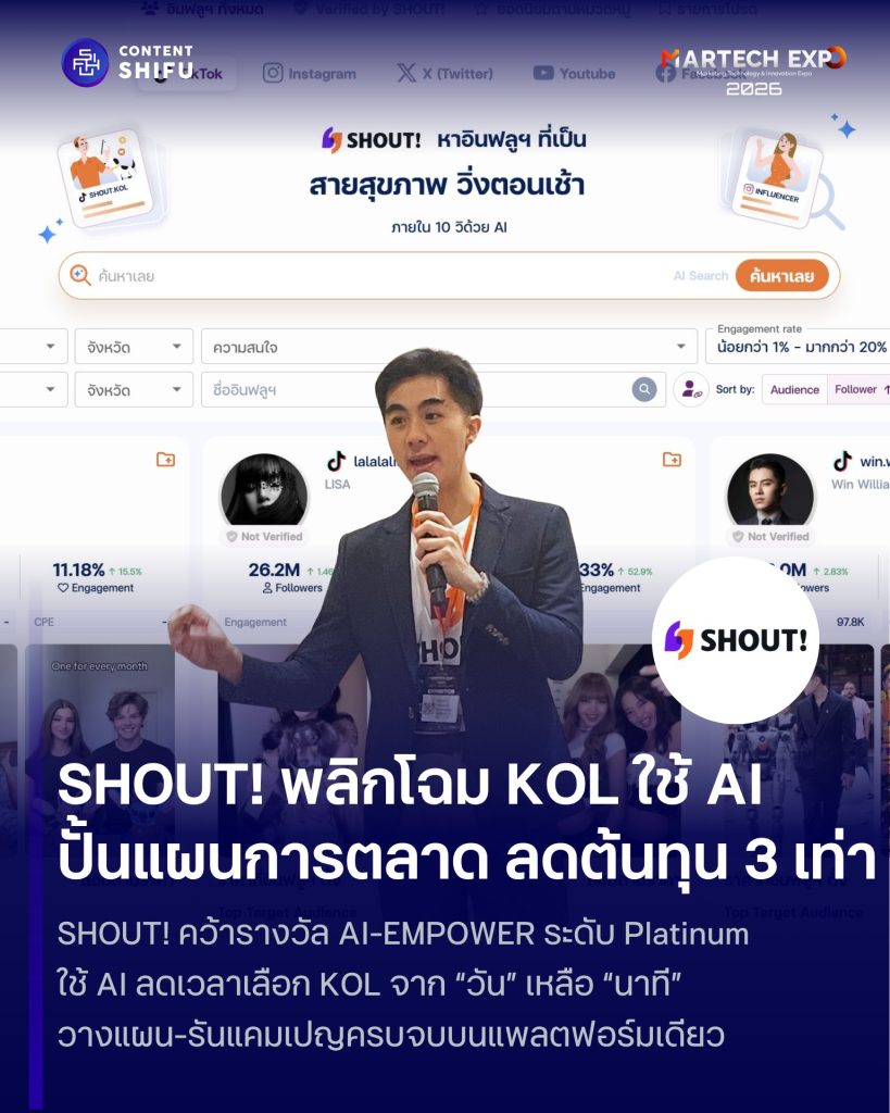 ขอขอบคุณรูปและบทความจาก Facebook Fanpage - Content Shifu